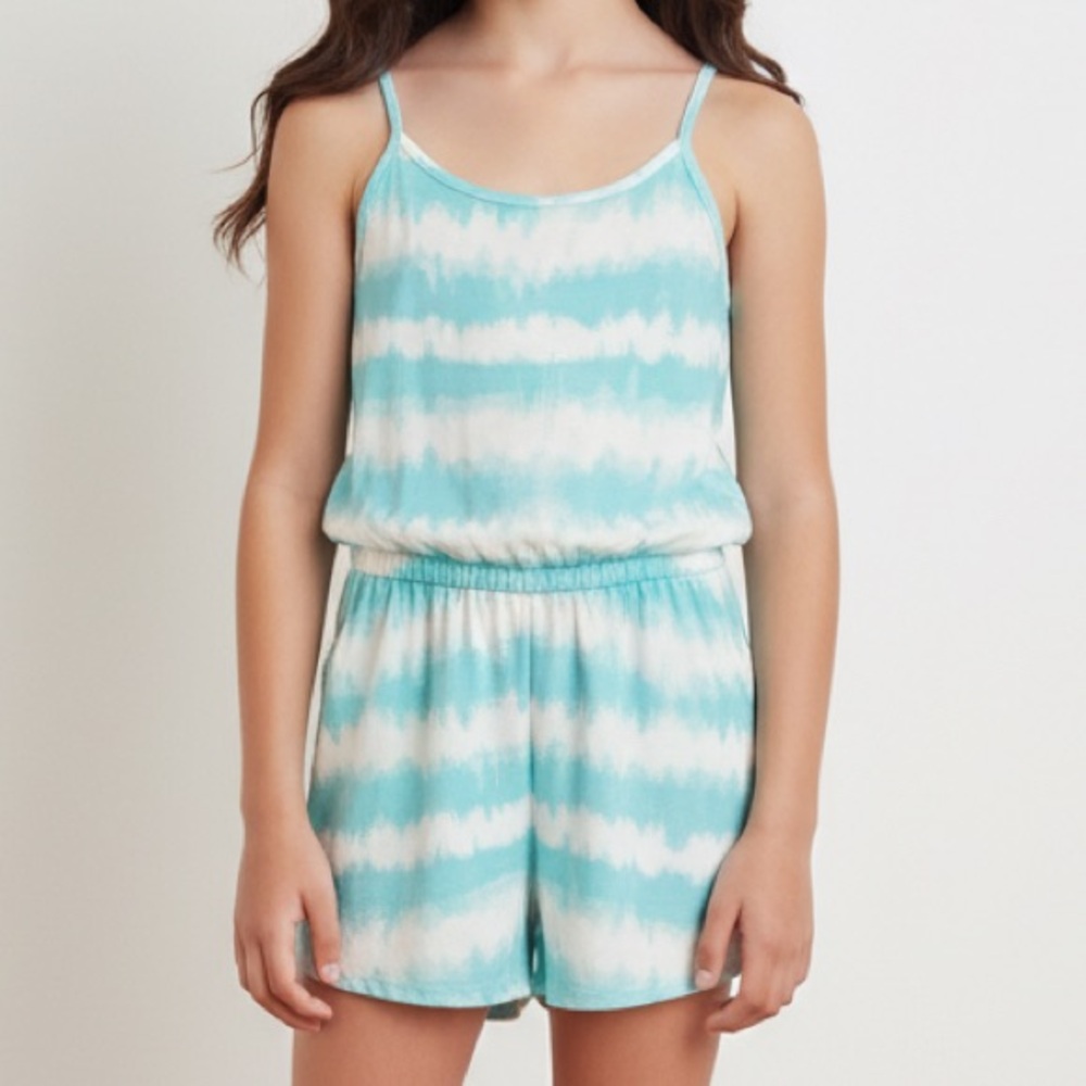Rompre girl 12/14 years Blue and White Tie-Dye